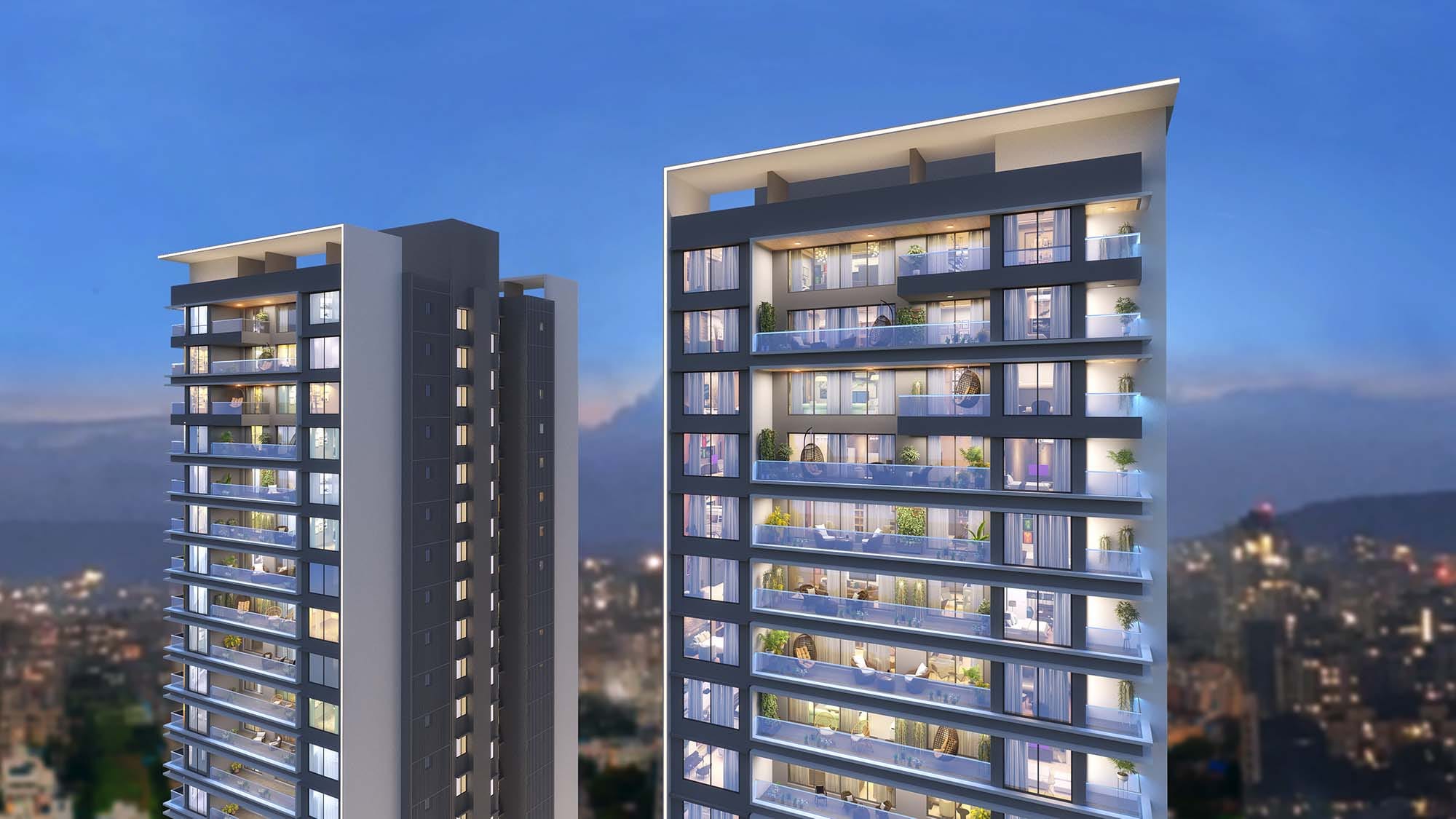 Palladio Kharadi Central by Vilas Javdekar Developers